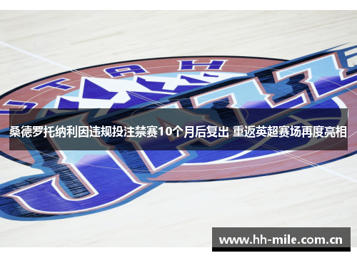 桑德罗托纳利因违规投注禁赛10个月后复出 重返英超赛场再度亮相 桑德罗托纳利因违规投注禁赛10个月后复出 重返英超赛场再度亮相